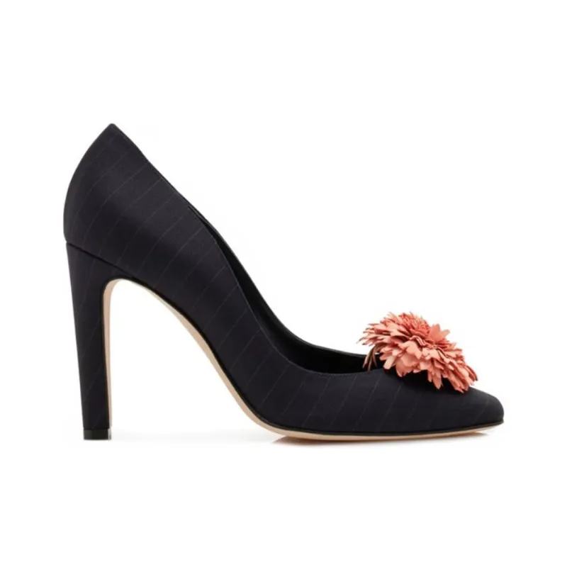 MANOLO BLAHNIK High Heels Women's Dark Blue-1