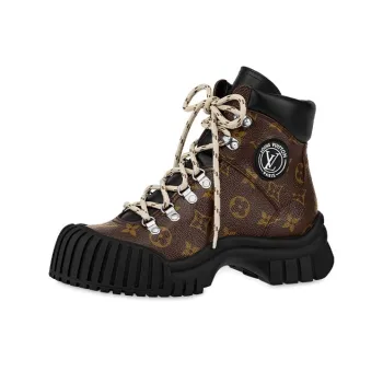 LOUIS VUITTON Ankle Boots Women's Brown