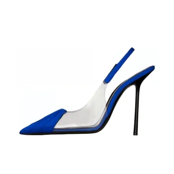SAINT LAURENT 140mm Pointed toe Leather Pumps