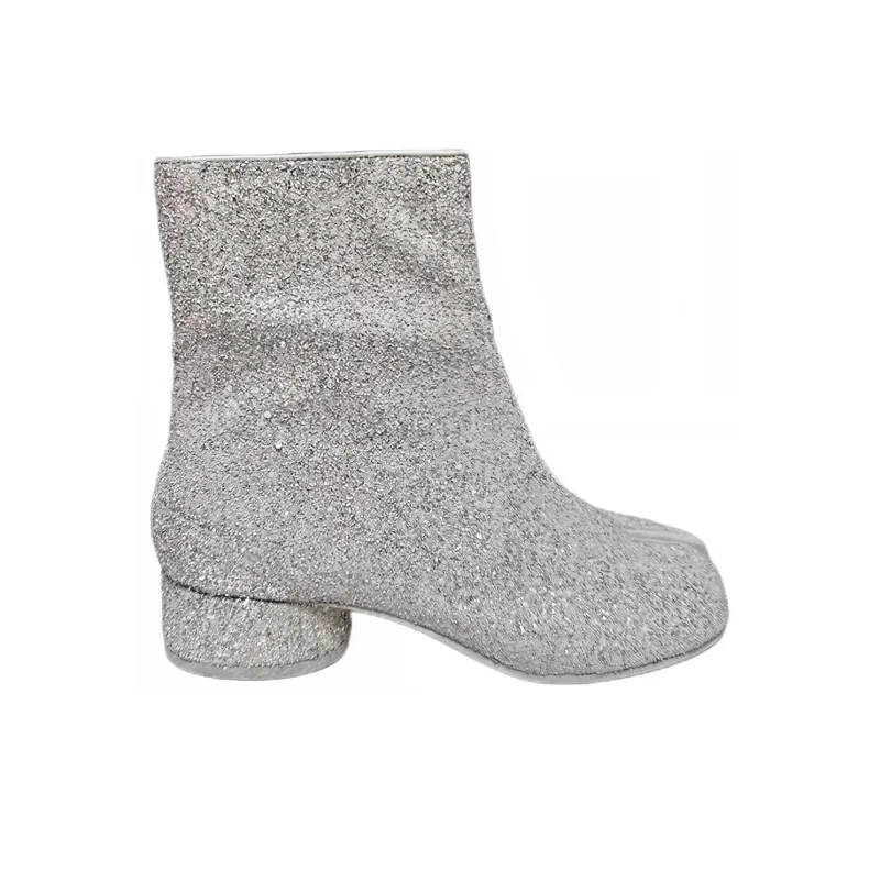 Maison Margiela Tabi Ankle Boots Women's Silver-1