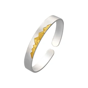 Silver Place 999 Fine Silver Bangles Women's