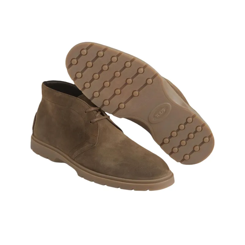 TOD'S Desert Suede Ankle Boots-4