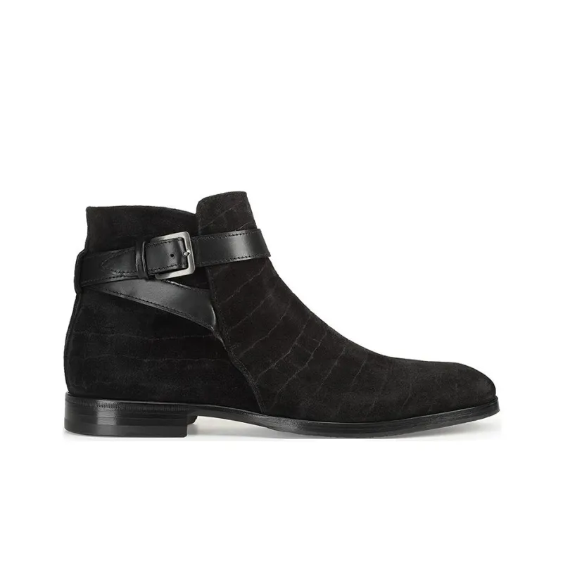 SERGIO ROSSI Ankle Boots Men Black-1