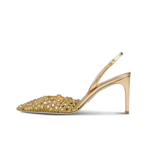 René Caovilla 88mm Crystal-embellished Heeled Pumps
