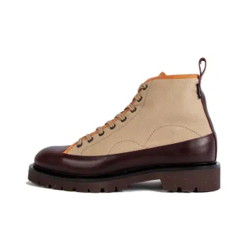 Paul Smith Ankle Boots 6cm Men's Beige Brown