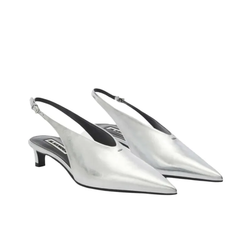 JIL SANDER High Heels Women's Silver-2