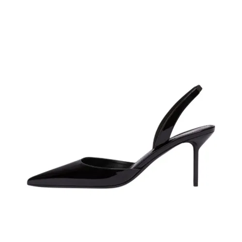 Paris Texas Lidia Slim Heel High Heels 7cm Women's Black