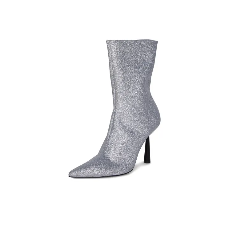 Giaborghini Rosie 100mm Glittered Ankle Boots Women's-2