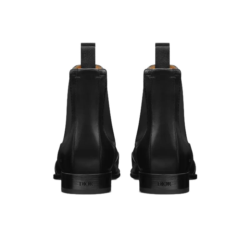 DIOR Timeless Short Chelsea Boots Men's Black-3