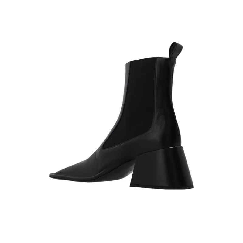 JIL SANDER Square-toe 65 Ankle Boots-3