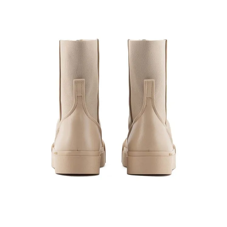 EMPORIO ARMANI Ankle Boots Women's Beige-3
