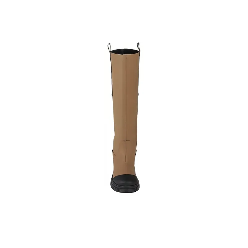 GANNI Knee high Boots 4cm Women's Brown-4