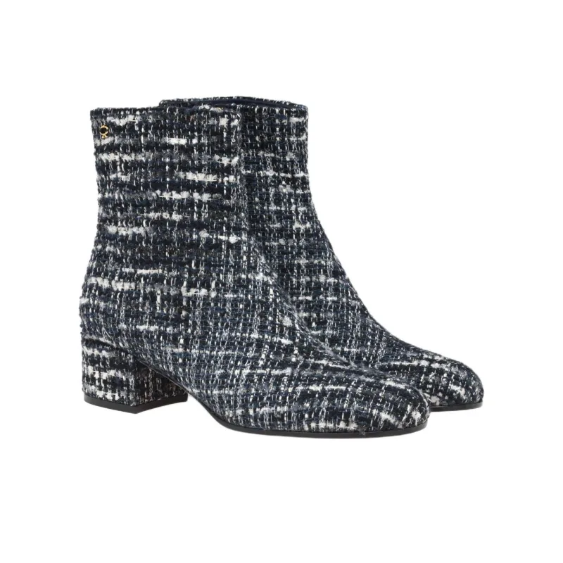 GIANVITO ROSSI Joelle Ankle Boots 4.5cm Women's Blue-2