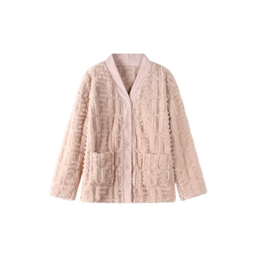 MIIOW Pajama Tops Women's Pink Puff