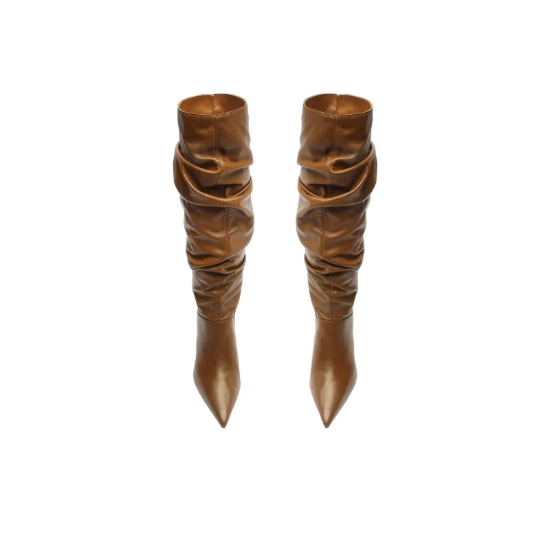 Schutz Ashlee Ankle Boots 7cm Women's Brown-4