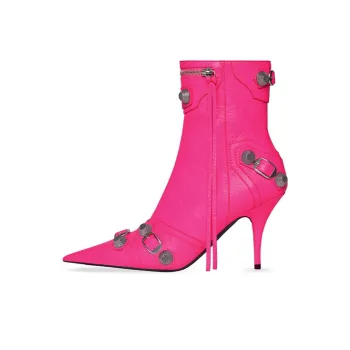 Balenciaga Cagole Heeled Boots Women's