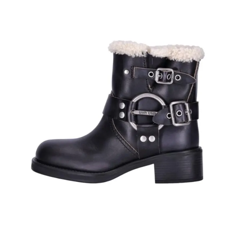 MIU MIU Ankle Boots Women's Black-0