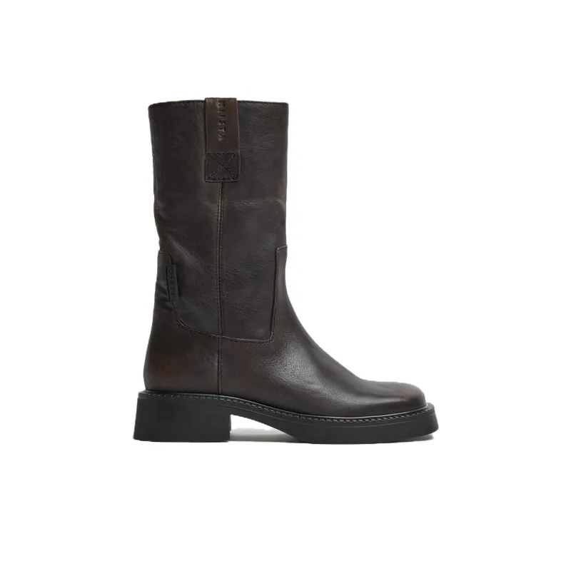 MIISTA Ankle Boots 4cm Women's Brown-1