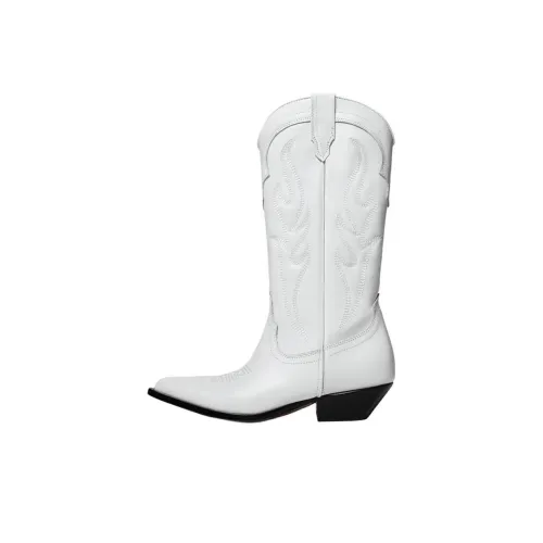 SONORA BOOTS 니 하이 부츠 화이트 여성