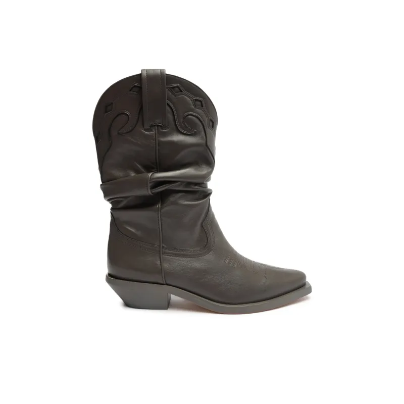 Schutz Zachy Ankle Boots 3cm Women's Chocolate-1