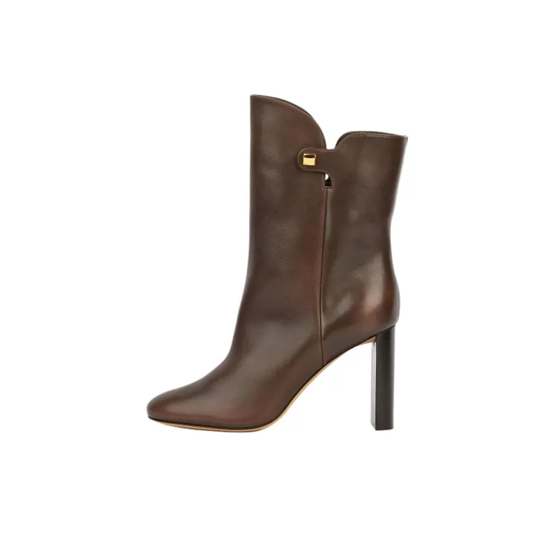 MAISON SKORPIOS Gabriella Cavallo Ankle Boots 9cm Women's Brown-0