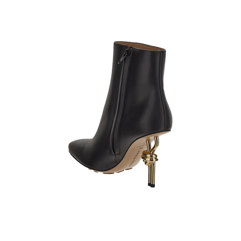 Bottega Veneta Square Toe Ankle Boots Women's-2