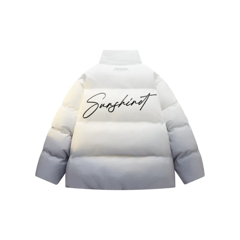 YAYA Down Jacket Unisex Pink White-1