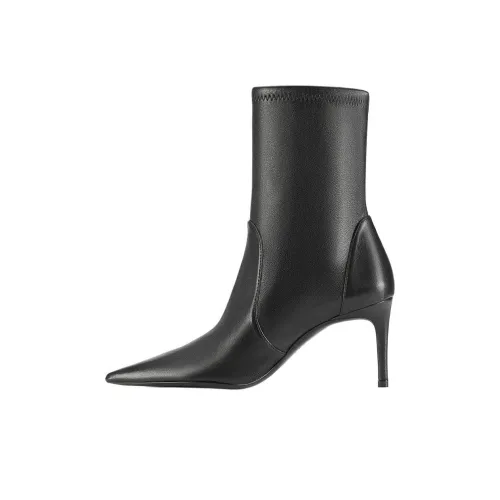 Stuart Weitzman/SW Ankle Boots 7.5cm Women's Black