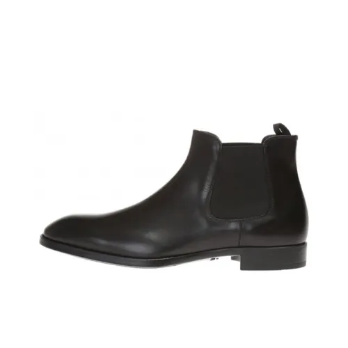 EMPORIO ARMANI Ankle-Length Chelsea Boots 2.5cm Women's Black