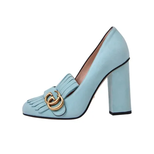 GUCCI Marmont Suede Heels Women
s