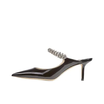 Jimmy Choo Bing 65mm Patent Leather Mules