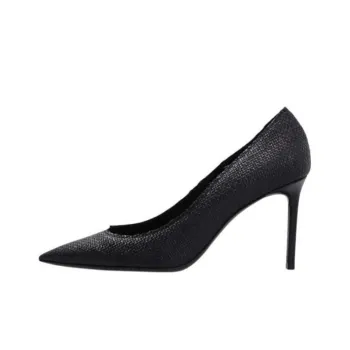 SAINT LAURENT Anja Slim Heel High Heels 9cm Women's Black