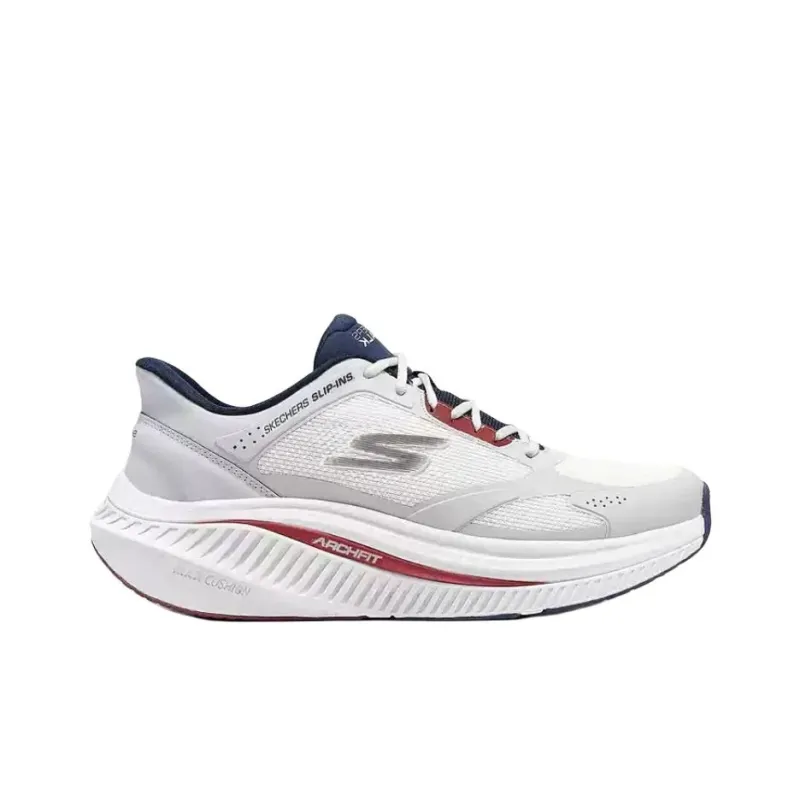 Skechers MEN'S GO WALK Wear Resistant Coverage Low Top Casual Running Shoes Men's White-1