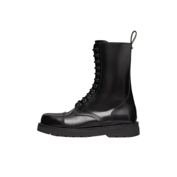 Valentino Round Toe Lace Up Boots