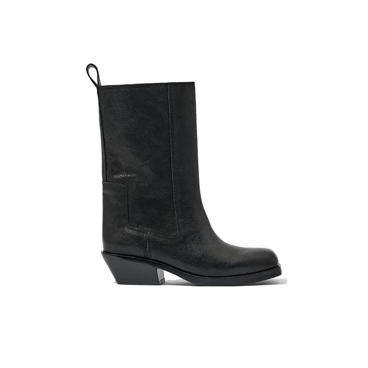 BIMBA Y LOLA Gaucho Ankle Boots 4.5cm Women's Black-1