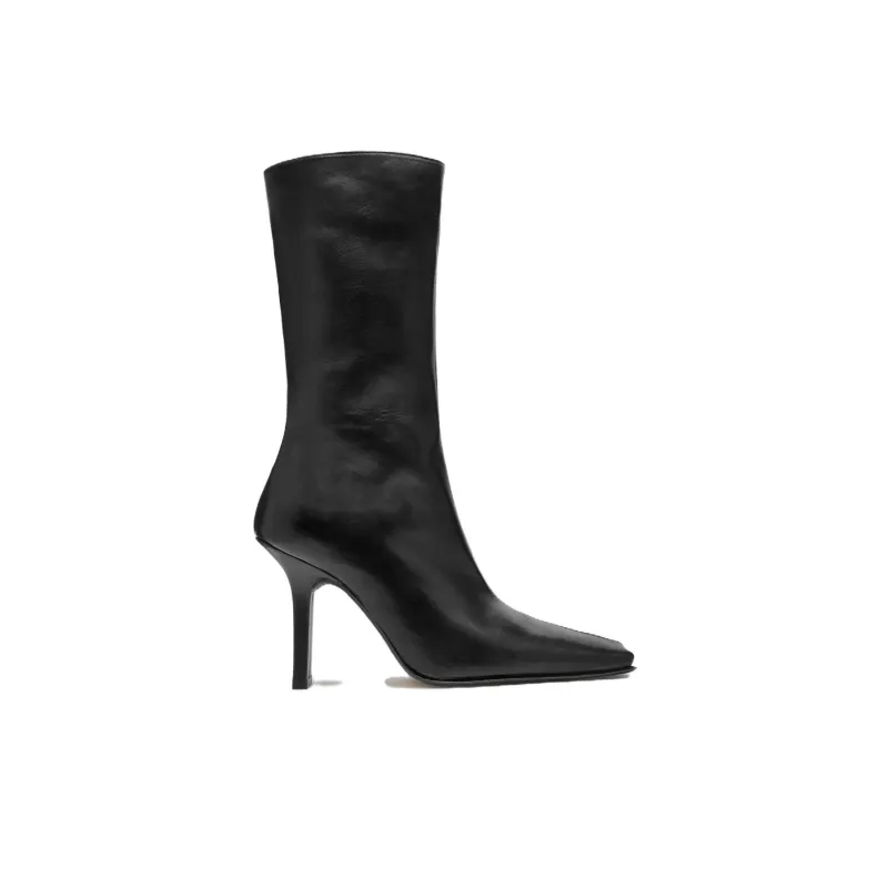 MIISTA Ankle Boots 10cm Women's Black-1