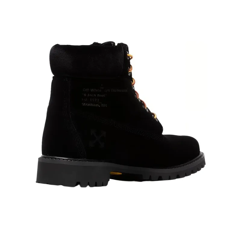 OFF WHITE X Timberland Black Velvet Women's-4
