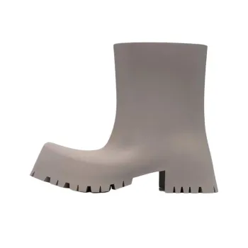 Balenciaga Trooper Rubber Boot Beige Women's