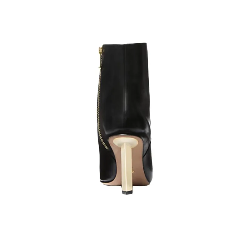 MICHAEL KORS Halle Ankle Boots 8.9cm Women's Black-3