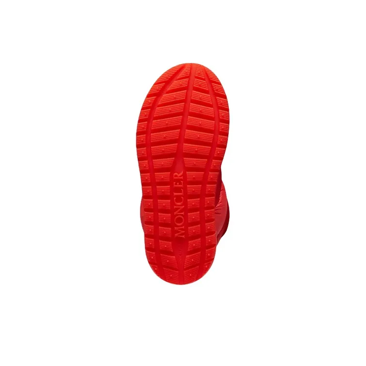 Moncler Gaia Warm Crew Snow Boots Women's Red-4