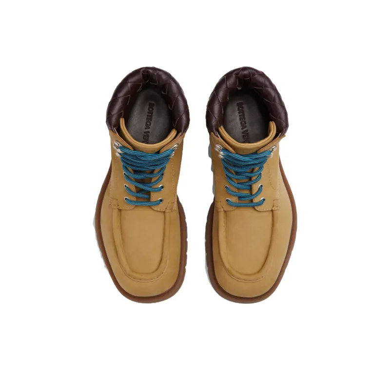 Bottega Veneta Haddock Ankle Boots 4.5cm Men's Ochre-3