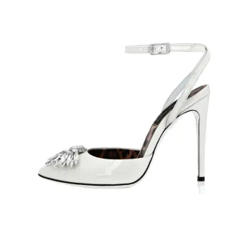 PHILIPP PLEIN Vernice 120mm Leather Sandals