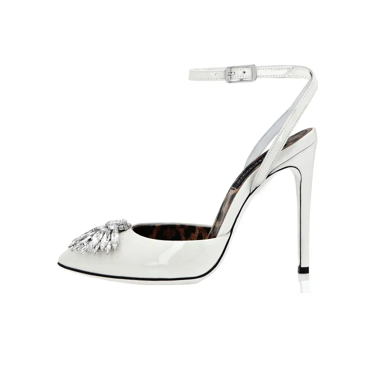PHILIPP PLEIN Vernice 120mm Leather Sandals-0