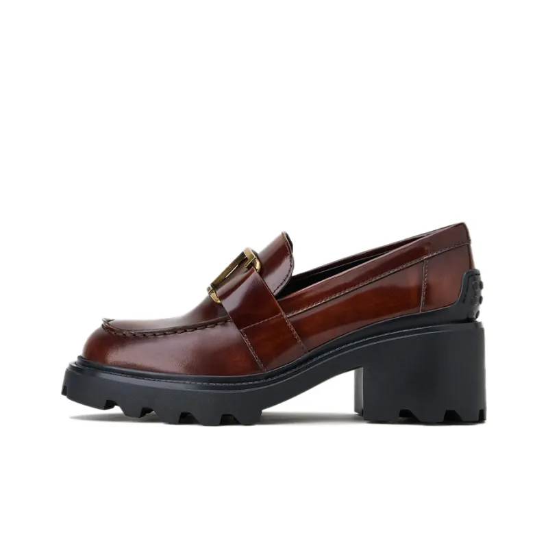 TOD'S Block Heel Loafers Women's-0