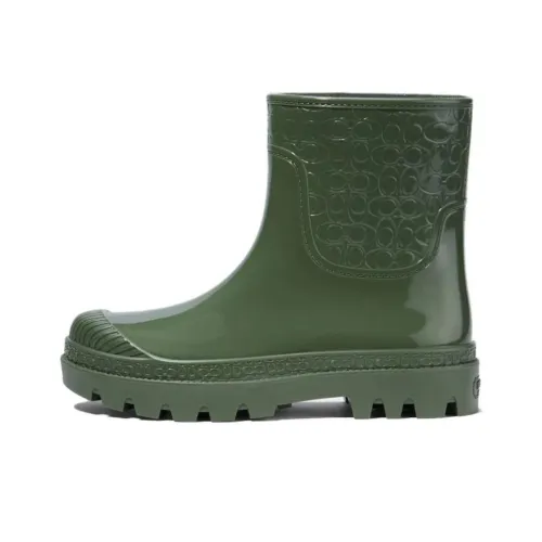 COACH Millie Ankle Boots Women's Green