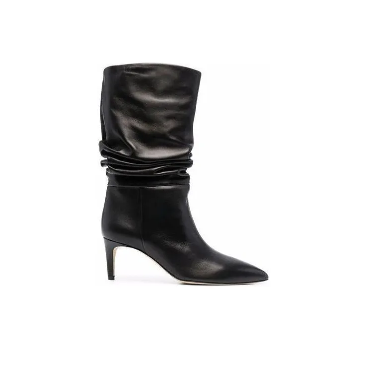 Paris Texas Slouchy Ankle Boots 7cm Women's Black-1