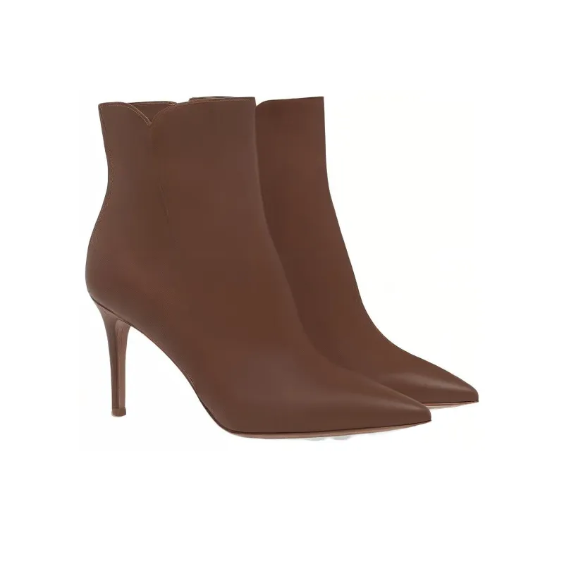 GIANVITO ROSSI Levy 95mm Pointed-toe Boots-2