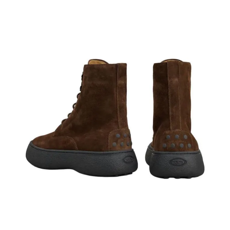 TOD'S W.G. Lace Up Ankle Boots-3