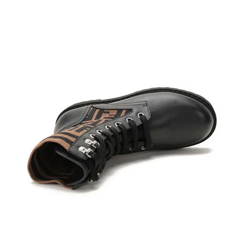 FENDI Rockoko Black Ff Motif Women's-4