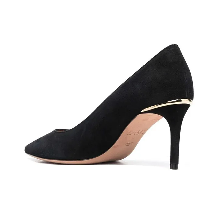 BALLY Pointed Suede Pumps-2